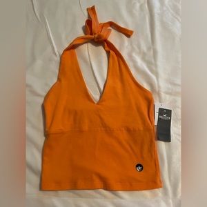 Hollister halter top in orange